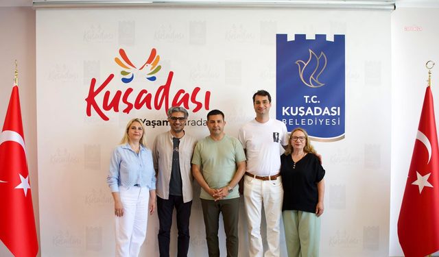 Barış Terkoğlu ve Barış Pehlivan’dan Kuşadası Belediye Başkanı Günel’e nezaket ziyareti