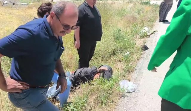 Burdur’da şarampole devrilen motosiklet sürücüsü yaralandı, ilk müdahaleyi belediye başkanı yaptı
