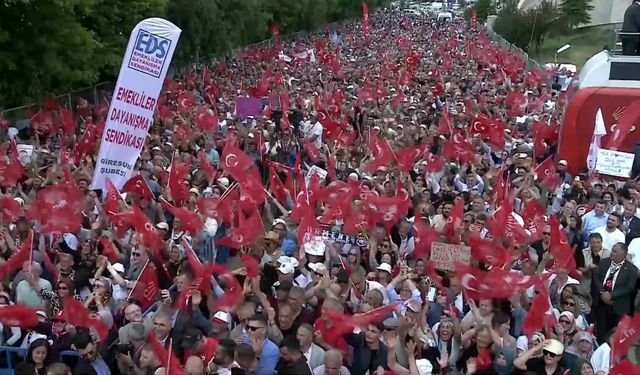 CHP'nin ''Millet İradesine Sahip Çıkıyor'' mitingi... Mansur Yavaş: "Türk milleti sandığa gittiği zaman bu haksızlıkları yapanlara ders verecektir"