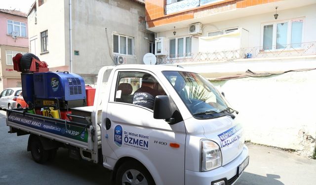 Eyüpsultan Belediyesi'nden 29 mahallede haşereye karşı etkin mücadele