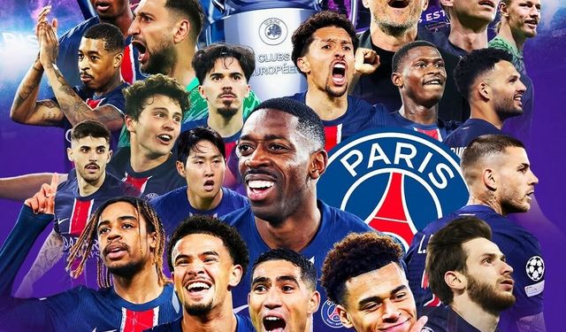  İnter’i 5-0 mağlup eden PSG UEFA Şampiyonlar Ligi'nde kupanın sahibi oldu