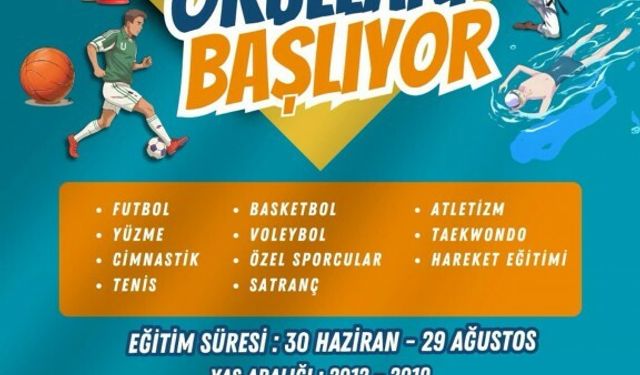 Silivri Belediyesi Yaz Spor Okulları başlıyor