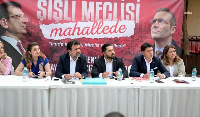 “Şişli Meclisi Mahallede” buluşmaları devam ediyor... Resul Emrah Şahan’dan demokrasi mesajı  