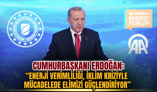 Erdoğan: “Enerji verimliliği, iklim kriziyle mücadelede elimizi güçlendiriyor”