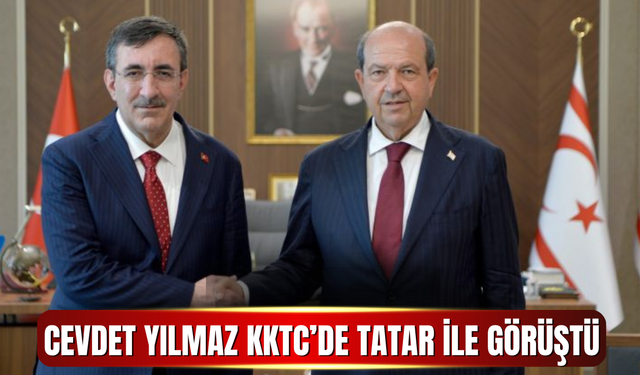Cevdet Yılmaz KKTC’de: Tatar ile Görüştü