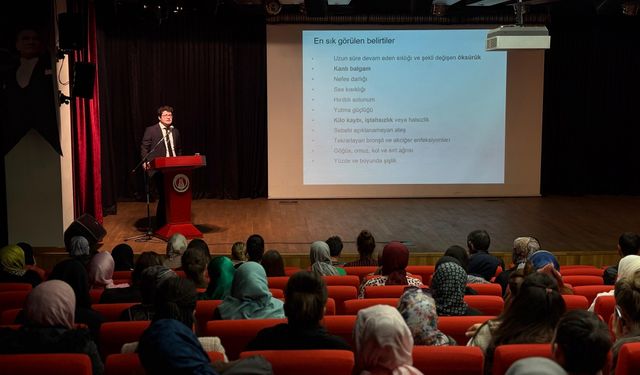 SİNCAN’DA DİYABET VE AKCİĞER KANSERİ KONUSUNDA BİLGİLENDİRME SEMİNERİ