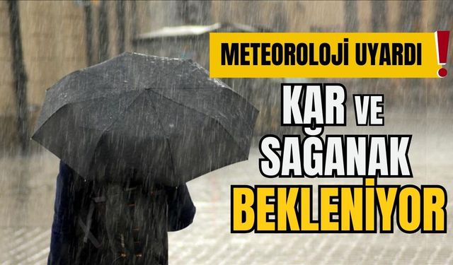 Meteoroloji hafta sonu için uyarı verdi!