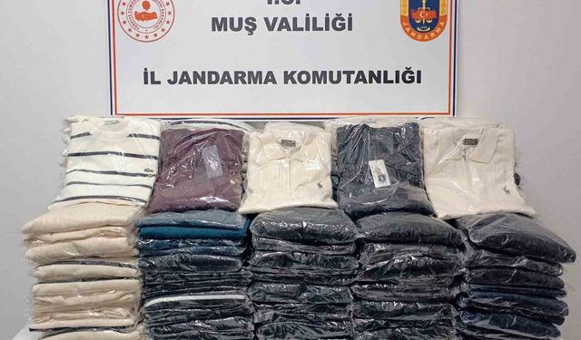 Muş’ta 1 milyon 820 bin TL’lik sahte ürün ele geçirildi