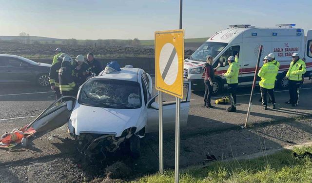 Tekirdağ’da feci kaza: 5 yaralı