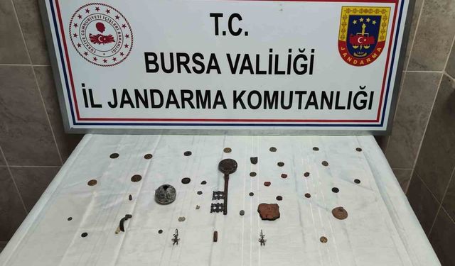 Bursa’da "Anadolu Mirası Operasyonu": 42 tarihi eser ele geçirildi