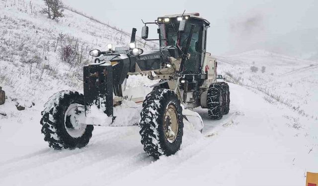 Amasya'da 28 köy yolu ulaşıma kapalı