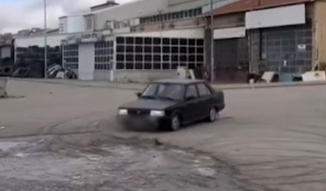 Attığı drift sosyal medyaya düştü 46 bin TL ceza yedi