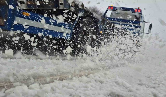 Bartın'da kar yağışı etkisini sürdürüyor