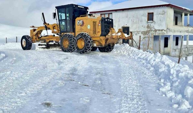 Giresun'da kar engeli: 39 köy yolu ulaşıma kapandı