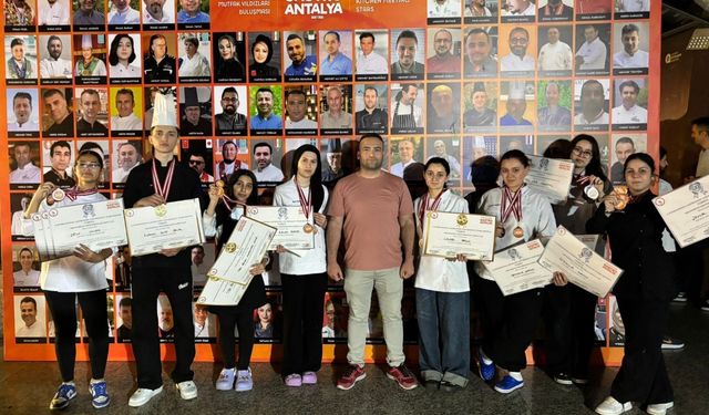 Uluslararası yemek yarışmalarında Eskişehir'e 1 kupa ve 35 madalya