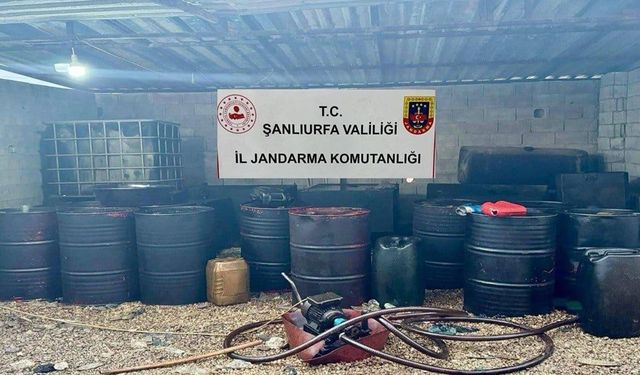 Akçakale’de 3 bin 900 litre kaçak akaryakıt ele geçirildi