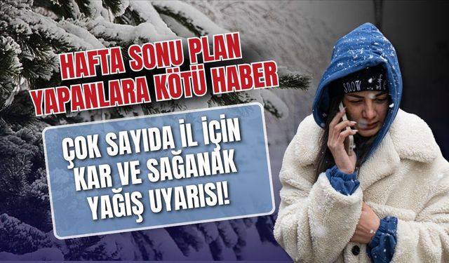 Meteoroloji yeni rapor yayımladı! Hafta sonu plan yapanlar dikkat