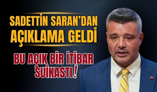 Sadettin Saran'dan sosyal medyadaki görüntülere sert tepki!