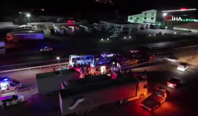 Amasya’da zincirleme kaza: Çok sayıda yaralı var