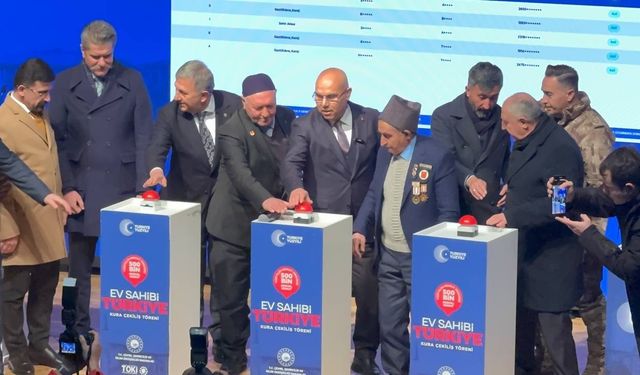 Ağrı'da 2 bin 840 sosyal konutun hak sahipleri belirlendi