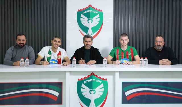 Amed Sportif Faaliyetler, Oleksandr Syrota ve Zdravko Dimitrov'u kadrosuna kattı