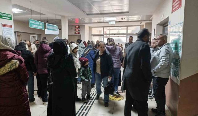 Aydın soğuğa dayanamadı, vatandaşlar hastaneye akın etti