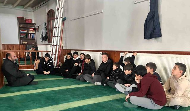 Aydıntepe'de ortaokul öğrencilerine ara dönem kampı