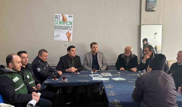 Aydıntepe'de vatandaşlar bağımlılıkla mücadele konusunda bilgilendirildi