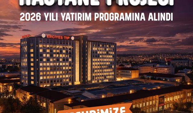 Başkan Büyükkılıç'tan 'yeni hastane' açıklaması