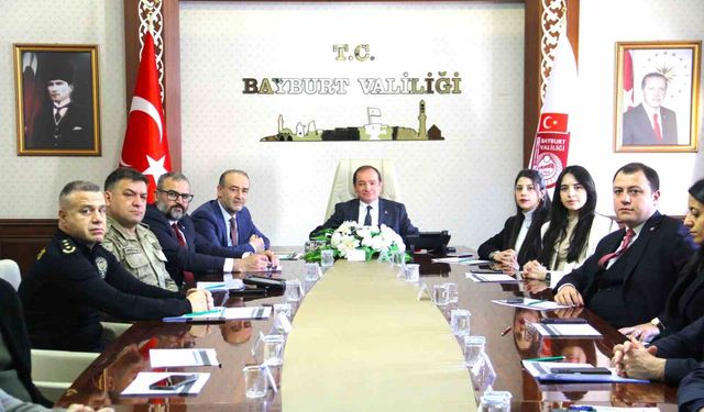 Bayburt'ta çocukların korunmasına yönelik yapılan çalışmalar değerlendirildi