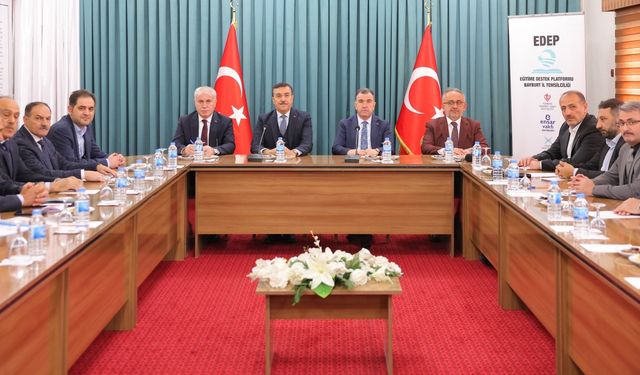 Bayburt'ta eğitim çalışmaları EDEP toplantısında değerlendirildi