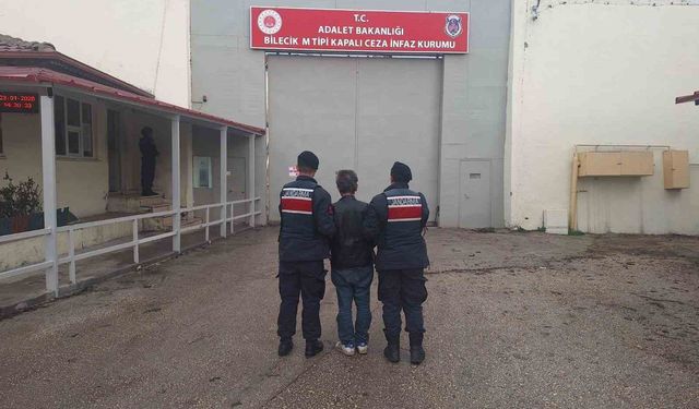 Bilecik'te 3 yıl 9 ay hapis cezası bulunan şahıs yakalandı