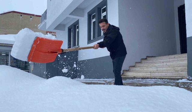Bingöl genelinde kar yağışı etkisini sürdürüyor