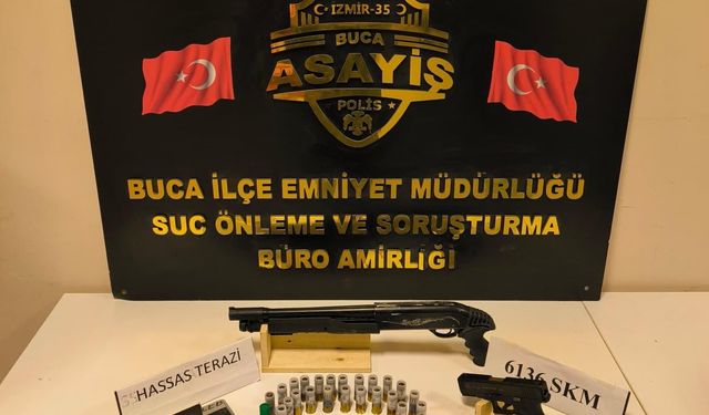 Buca'da silah operasyonu: 1 gözaltı