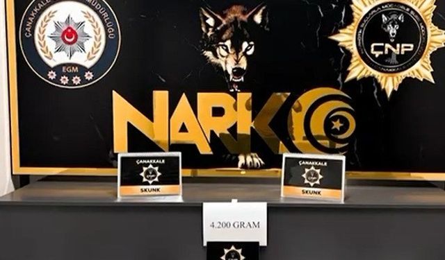 Çanakkale'de piyasa değeri yaklaşık 7 milyon TL değerinden uyuşturucu maddeler ele geçirildi