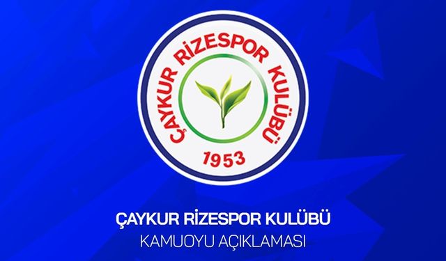 Çaykur Rizespor'dan kırmızı kart ve iptal edilen gol tepkisi