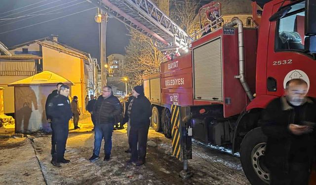 Çorum'da sobadan çıkan yangın ölüme neden oldu