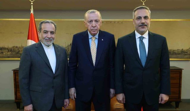 Cumhurbaşkanı Erdoğan, İran Dışişleri Bakanı Arakçi'yi kabul etti