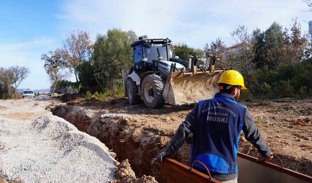 Datça İskele Mahallesi Çomarlık'ta kanalizasyon sorunu sona eriyor
