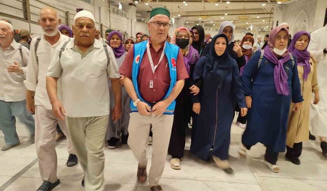 Denizlili umrecilerden Kâbe'de duygusal veda