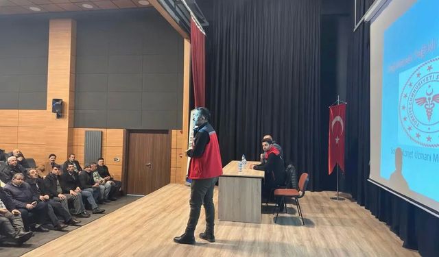 Doğubayazıt'ta muhtarlara üretim bilgilendirilmesi