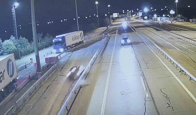 Edirne'de ters yöne giren alkollü sürücü kaza yaptı: 2 yaralı