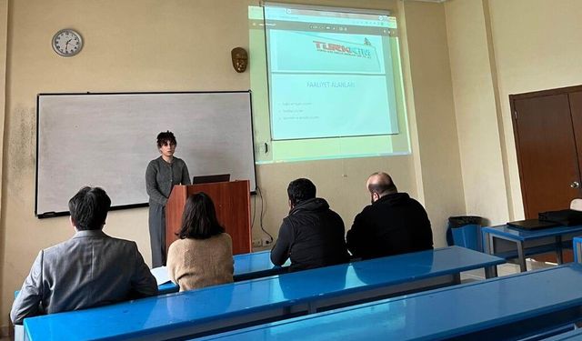 Emet MYO Kimya Teknolojisi öğrencilerinden İME sunumu