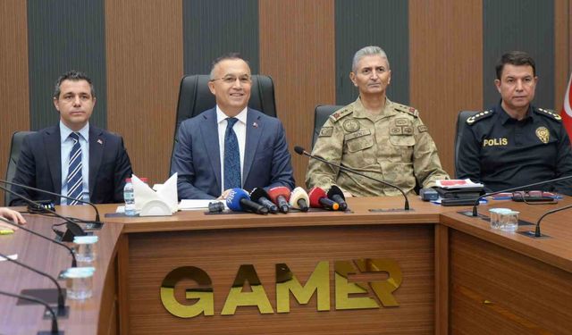 Gaziantep'te 626 terör operasyonu yapıldı, 662 kilo uyuşturucu ele geçirildi