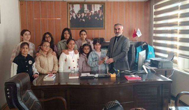 Germencikli miniklerden Gazze'ye anlamlı destek