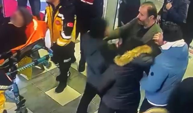 Hastane müdür yardımcısı ile sendika başkanı arasında 'klima' kavgası kamerada