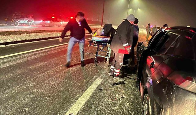 Iğdır'da trafik kazası: 1 yaralı