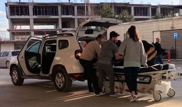 İnegöl'de yaralıyı bagajda acile getirdiler