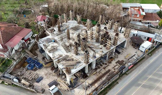 Karapürçek'te sosyal yaşamın merkezi olacak SGM yükseliyor