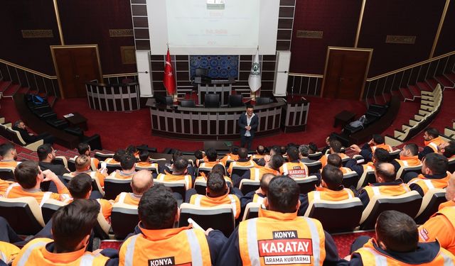 Karatay'da personel eğitimleri sürüyor